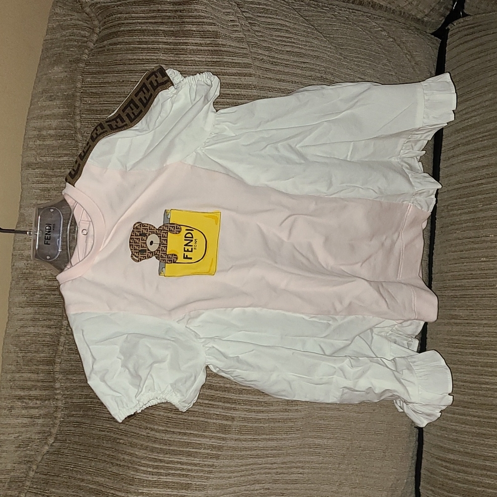 FENDI BABY DRESS WORN ONCE FOR 1ST BDAY